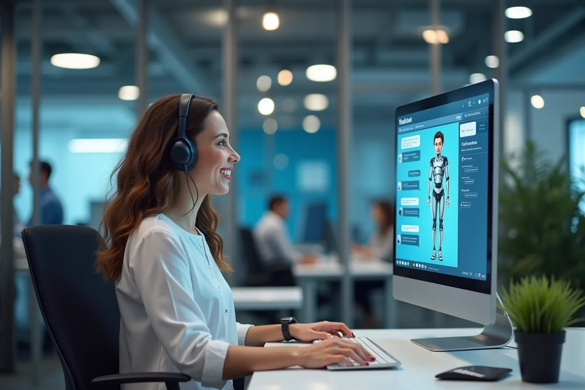 Chatbot interactif améliorant la relation client et la satisfaction utilisateur
