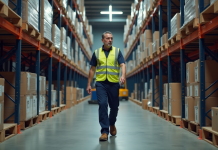 Structures de stockage : types et caractéristiques essentielles à connaître Manager d'entrepot en tenue de travail et gilet haute visibilite